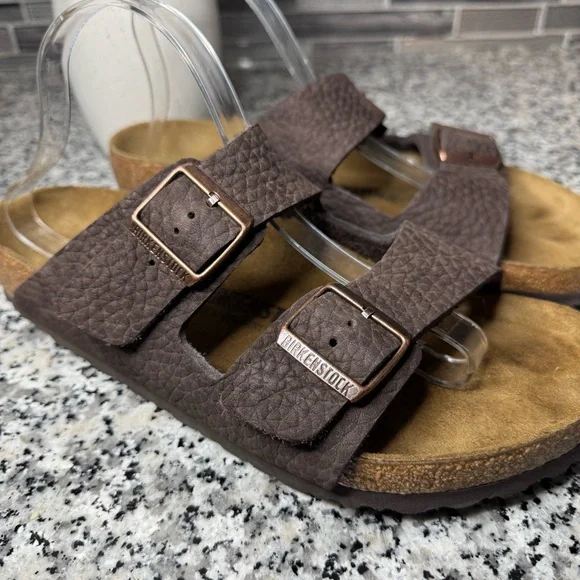 Birkenstock Men’s Arizona Nubuck Leather Desert Buck Roast Size EU43 US 10-10.5